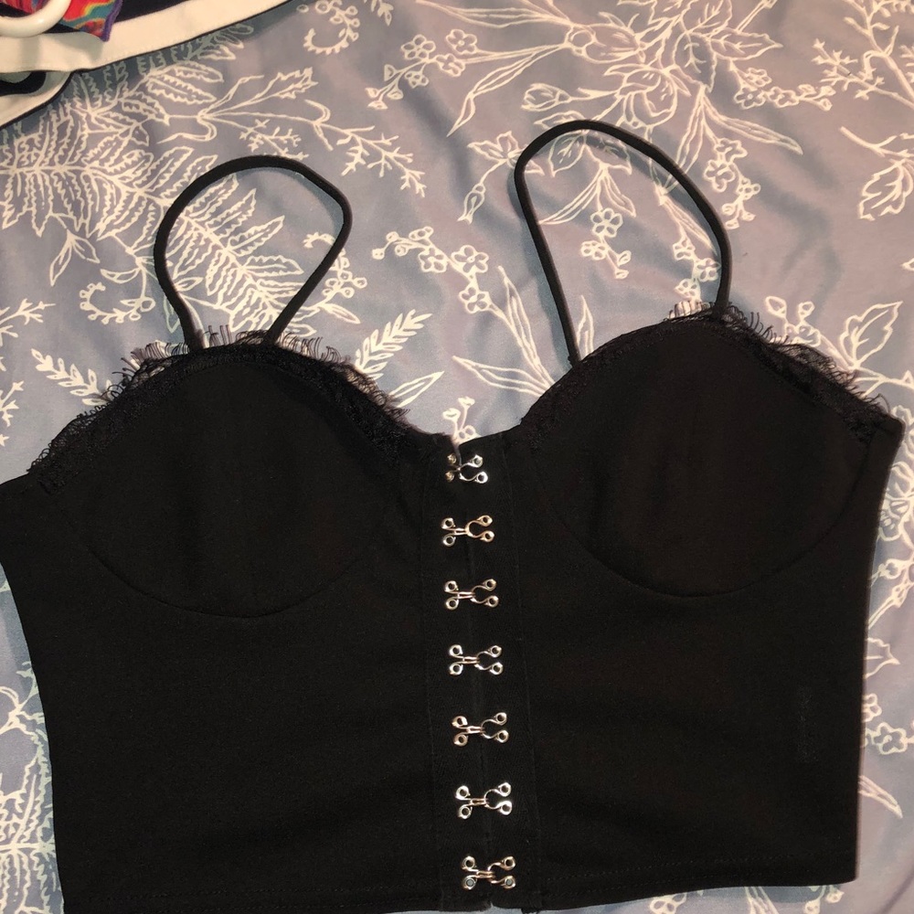 Cami top with hooks